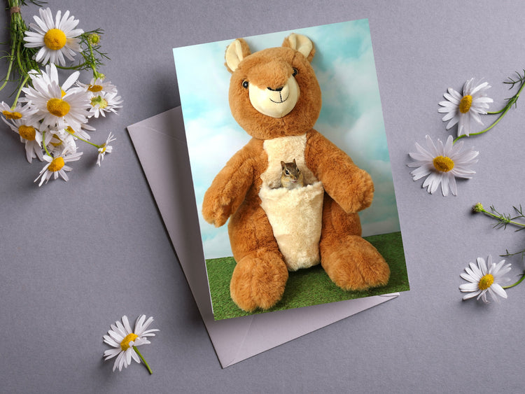 Chipmunk Kangaroo Notecard