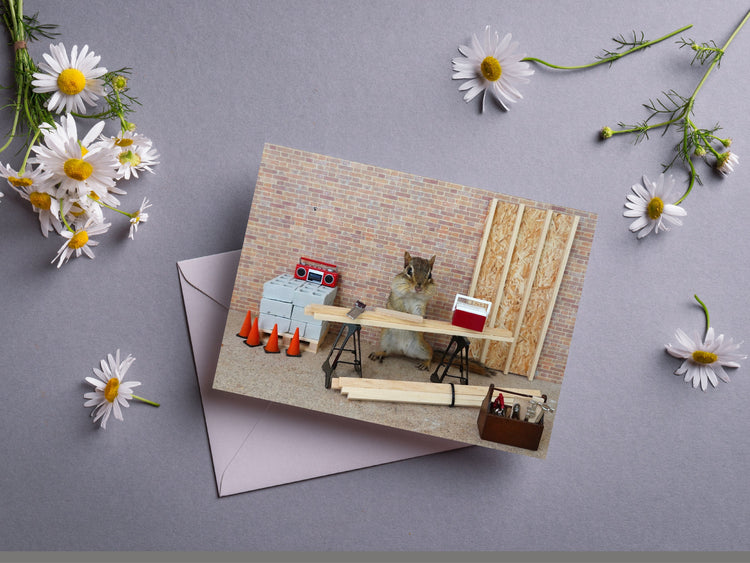 Chipmunk Construction Notecard