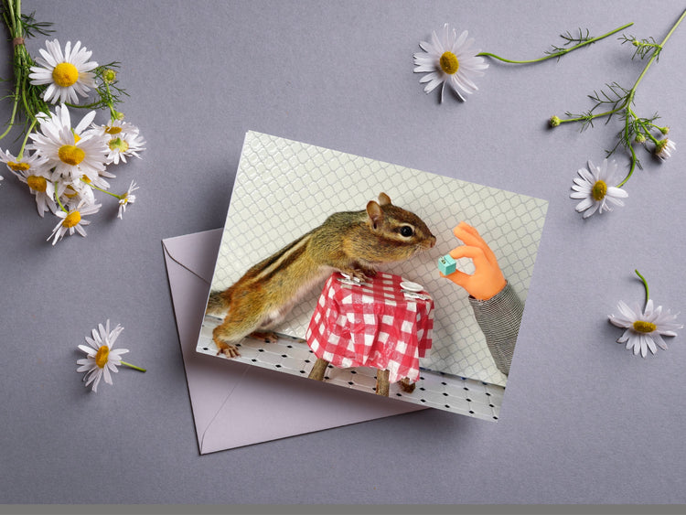 Chipmunk Engagement Notecard