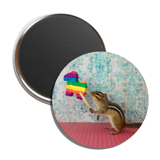 Chipmunk Piñata Magnet