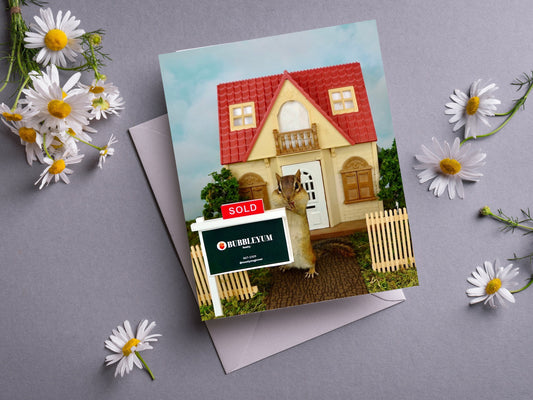 Chipmunk Realtor Notecard