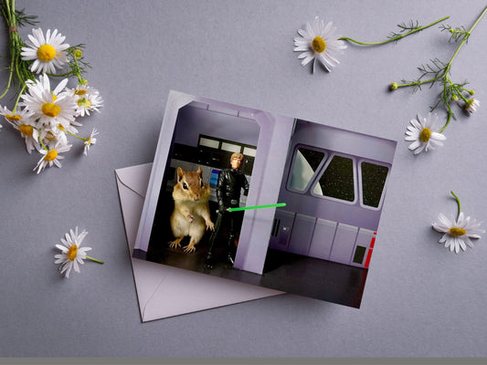 Chipmunk Star Wars Notecard
