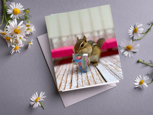 Chipmunk My Little Pony Notecard